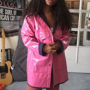 Vintage Pink Raincoat